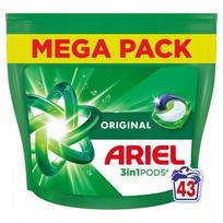 Skalbimo kapsulės Ariel Pods 3in1, 43 vnt.