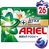 Skalbimo kapsulės Ariel Plus Gold Orchid, 26 vnt.