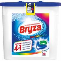 Skalbimo kapsulės spalvotiems drabužiams Bryza 4in1, 20 vnt.