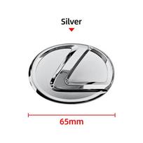 65mm 77mm Automobilio Vairo Rato Logotipo Lipdukas Ženklelis Aksesuarai Lexus CT200H ES250 ES300H IS250 GS300 GS460 GX470 LS400 LX470 white