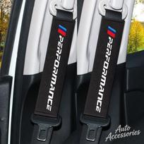Automobilio galvos atrama Kaklo pagalvėlė Pagalvėlė Sėdynės diržo peties apsauga BMW Performance E46 E39 E60 E90 E30 F15 F16 F20 F30 G20 lipdukas black