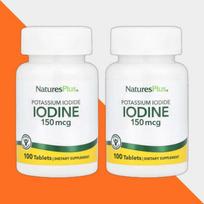 Nature's Plus Iodine Potassium Iodide 150mcg 100 Tablets 2 pcs