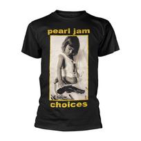Pearl Jam 'Choices' Black T shirt - NEW Unisex T-Shirt M white