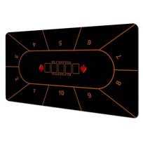 Texas Holdem Poker Table Pad Xxl Large Antislip Waterproof Rubber Xl Mouse Pad Portable Gambling Game Layout For Office Gaming 800x300x3mm