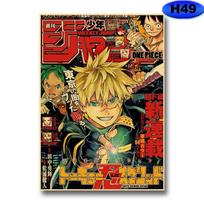 Senoviniai anime plakatai Attack on Titan / Demon Slayer / Jujutsu Kaisen Manga estetinis plakatas Kraft popierius namų dekoro sienų lipdukai 42x30cm