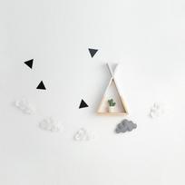 Medvilniniai Debesėlių Papuošalai Sienų Dekoras Kambariui Palapinei Lovai Užuolaidai Dekoruoti Fotografijos Rekvizitai White+grey cloud white