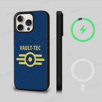 F-Fallout S-Series 4 Cool Game Magnetic Wireless Phone Case For iPhone 17 16 15 14 Plus 13 12 11 Pro Max iPhone 17pro max black