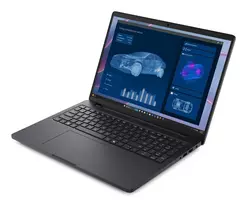 DELL Pro Max 16 MC16255 Copilot+ PC AMD Ryzen AI 5 PRO 340 Knyginis kompiuteris 40,6 cm (16") Full HD+ 16GB LPDDR5x-SDRAM 256GB SSD Wi-Fi 7 (802.11b