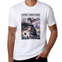 The Claypool Lennon delirium TShirt Basic Crew Neck Short Sleeve Top L gray