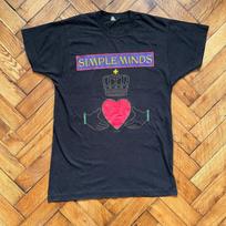 Vintage 1989 Simple Minds Tour T-Shirt and kids shirt | 80s Band Tee (Size L) 120 blue