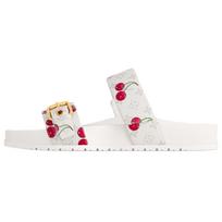 LOUIS VUITTON Cherry Bom Dia Flat Comfort Mule X Takashi Murakami White Monogram Cherry Women's 1AHLZ7 37 balta