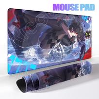 Zenless Zone Zero Ellen Joe Mouse Pad Gaming Accessories Computer Mousepad Anime ZZZ Keyboard Office Pads XXL Rubber Mouse Mats 50cm by 100cm gray