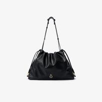 BAMPO Ruyuan Cloud Small Cowhide Crossbody Bag - Casual Large Capacity Shoulder Bag black