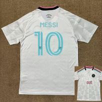 Inter Miami marškinėliai - Messi #10 Gerbėjų versija Antrasis išvykos komplektas XXL