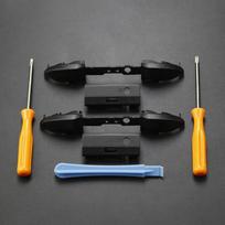 For Xbox Series X S Controller RB LB Bumpers Trigger Buttons 2 Sets Middle Holder Replacement with Screwdriver Repair Tool Kit juoda