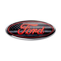 Ford Focus Kuga Mk4 Mondeo Fiesta MK2 Ranger Mustang Automobilio Priekinės Variklio Dangčio Ženklelis Galinės Bagažinės Emblemos Dangtelis Lipdukas Automobilio Aksesuarai 125 or 115&01