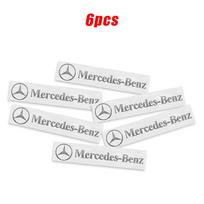 3D Metalinis Emblemos Lipdukas Automobilio Stilius Interjero Dekoro Lipdukai Mercedes Benz Brabus Maybach W204 GLC CLA GLK W205 W203 W206 gray
