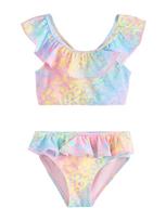 Next Bikinis azuro spalva / geltona / levandų spalva / rožių spalva