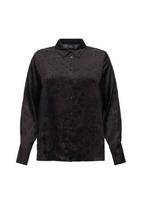 s.Oliver BLACK LABEL Palaidinė tamsiai ruda / juoda