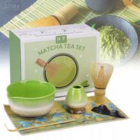 Matcha arbatos ceremonijos rinkinys su keraminiu dubenėliu, bambukine šluotele ir 6 priedais