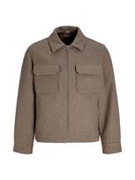 JACK & JONES Demisezoninė striukė margai ruda