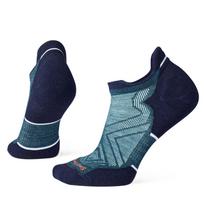 SMARTWOOL Sportinės kojinės 'Run Targeted' tamsiai mėlyna / žalia / balta