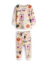 Next Miego kostiumas 'Halloween Characters' kremo / šviesiai žalia / tamsiai oranžinė / juoda