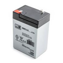 MW Power MWS 5-6 6V 5,0 Ah AGM Akumuliatorius nereikalaujantis priežiūros