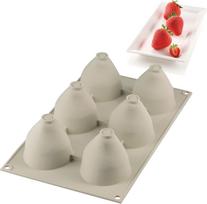 Silikomart Sausainiukų forma Fragole e Panna iš silikono