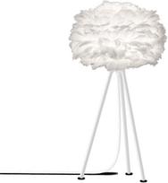 Umage Stalinis šviestuvas Eos 22 cm, baltas, ant aukšto balto trikojo stovo