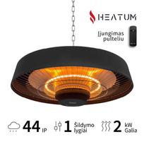 Pakabinamas šildytuvas Heatum H2000R VERSE BLACK