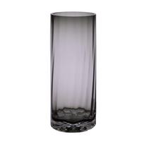 Vaza „WELLS“, D10xH29 cm, stiklinė, pilka