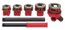Vamzdžių sriegiklių komplektas 3/8", 1/2", 3/4", 1", 1 1/4"