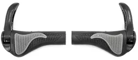 Azimut Acs Vairo rankenėlės Azimut Ergo + Bar-Ends adjustable Alu 140mm juodas-pilkas