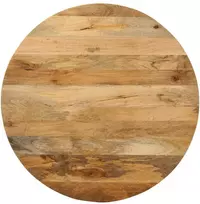 Stalviršis, 80x3,8cm, mango medienos masyvas, apskritas