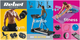 Rebel Active reklaminė juosta - BŪK AKTYVUS (200 x 100 cm)