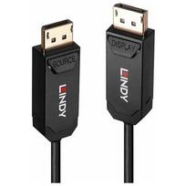 Kabel Lindy Cable Lindy Fibre Optic Hybrid DP 2.0 20m Black | 38522 | 4002888385220