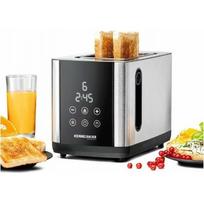 Toster Rommelsbacher Rommelsbacher Toaster Sunny TO 850 (stainless steel/black, 800 watts, for 2 slices of toast) | TO 850 | 4001797880000