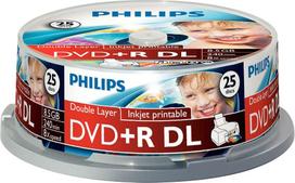 Philips DVD+R DL 8.5GB 4x 25 sztuk (DR8I8B25F) | DR8I8B25F | 8712581383787