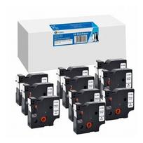 G&G 10x taśma 19mm x 7m sw komp m. Dymo D1/ 45803/ S0720830 | RL-D-45803P-BK/WT-19MM7M-10P | 6942383160046