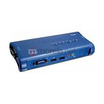 Przełącznik TRENDnet 4 PORT USB KVM SWITCH KIT (TK-409K) - Z010284 | TK409K | 0710931304299