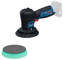 Bosch Powertools Akku-Poliermaschine GPX 12V-125 Professional solo, 12Volt (blau/Black, ohne Akku und Ladegert) | 06019L4100 | 4053423319798