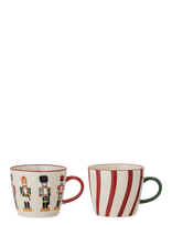 Bloomingville - Jolly Mug - Kavos puodelis - Marga / raštuota