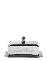 Anna + Nina - Great Butt Butter Dish - Sviesto indelis - Sidabro