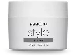 Subrina Professional, Style Finish, plaukų formavimo vaškas, blizgus efektas, lankstus fiksavimas, 100 ml, moterims