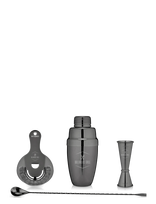 Viski - Gunmetal Mixologist Barware Set By Viski® - Plaktuvai ir kokteilių reikmenys - Juoda