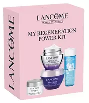 Set Lancome: Advanced Genifique Anti-Aging Serum For Face, 10 ml + Renergie Yeux Multi-Lift Lifting & Firming Day Paakių kremas, 15 ml + Renergie Multi-Lift Ultra Anti-Wrinkle & Firming Day Kreminis For Face, 15 ml + Renergie Multi Lift Moisturizing Night Kreminis