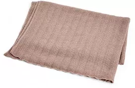 Patalynės komplektas Smallstuff Smulkmena - Antklodė kūdikiui, žuvies kaulas, merino vilna - Milteliai - 80x100 cm (70007-83)