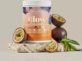 „Wellexir“ – riboto leidimo „Glow“ kolagenas su pasiflorų aliejumi, 360 ml