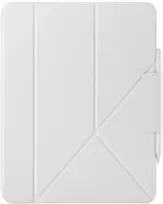 Dėklas PITAKA MagEZ Folio 3, skirtas iPad Pro 13″ M4 / M5, baltas